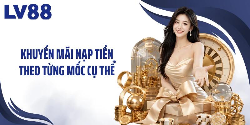 Khuyến Mãi LV88: Điểm Qua 4 Mốc Ưu Đãi Đáng Chú Ý 2 Khuyến mãi nạp tiền tại LV88 theo từng mốc cụ thể