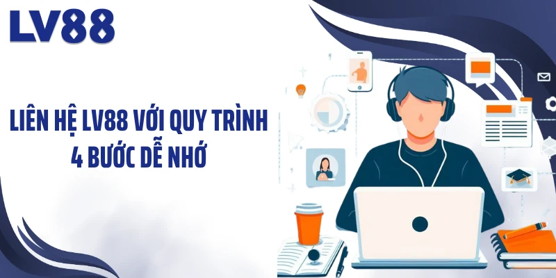 Liên Hệ LV88 2 Liên hệ LV88 với quy trình 4 bước dễ nhớ